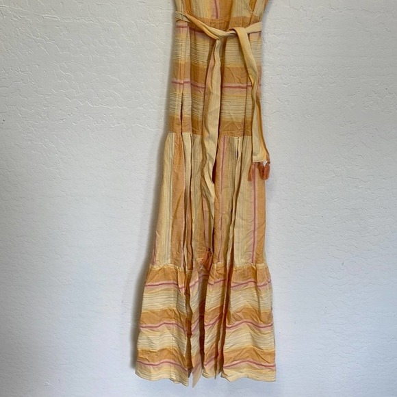 L Space - Anthropologie Clara Maxi Dress In Orange NWT Size Medium - Picture 8 of 14